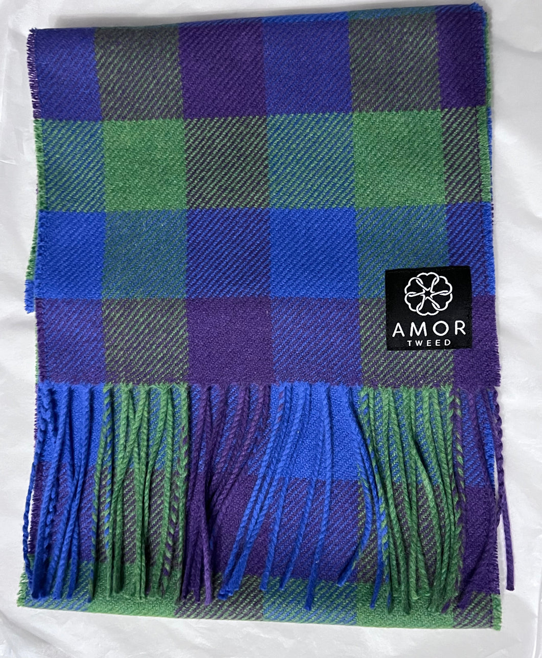 AMOR TWEED lambswool scarf