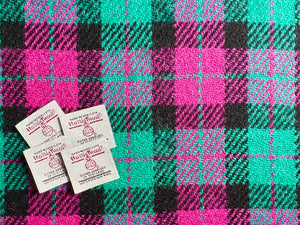 “Aurora” Harris Tweed double width check