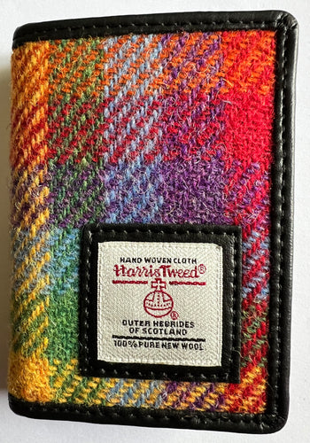 Rainbow check Card Wallet