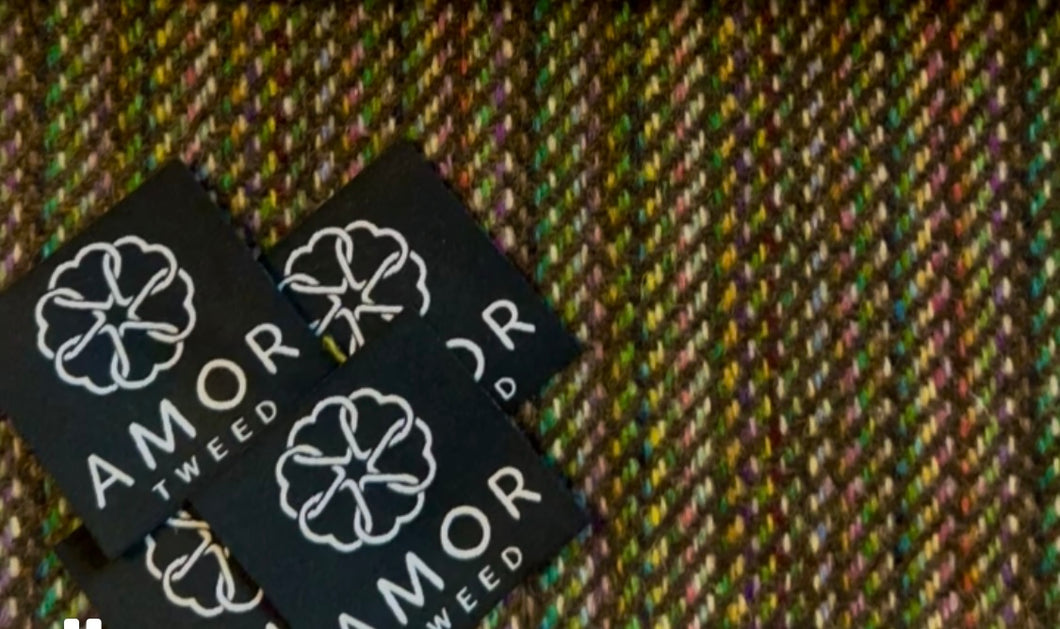 AMOR TWEED kaleidoscope brown version super soft British wool