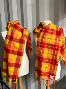 AMOR TWEED lambswool scarf