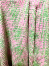 Pink/green ombré check Harris Tweed, double width.