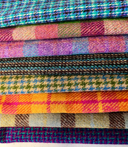 Craft pack Harris Tweed 8 pieces