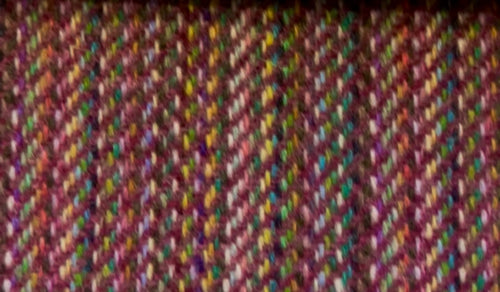 AMOR TWEED kaleidoscope plum version super soft British wool